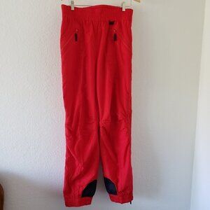 Cima Full Side Zip Red Lightweight Snow Wind Pants - Size XL